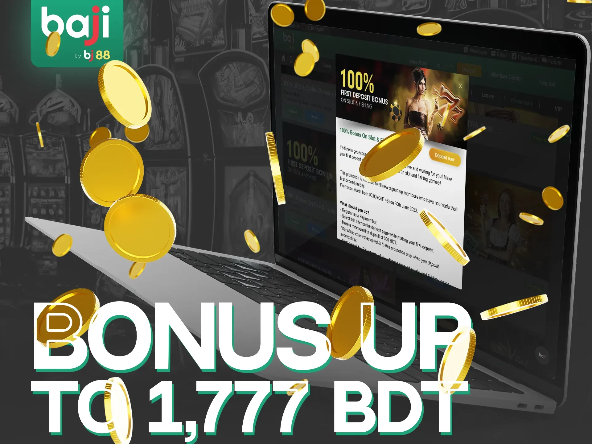 Interesting bonuses for new players at Baji Live casino.