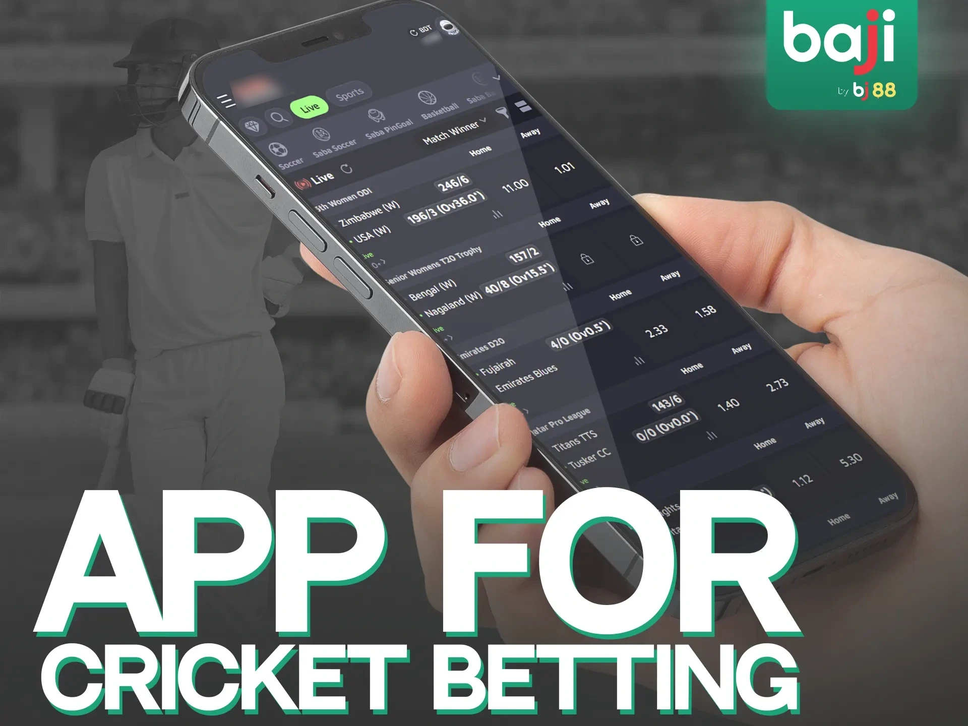 How to bet on cricket using Baji Live mobile app.