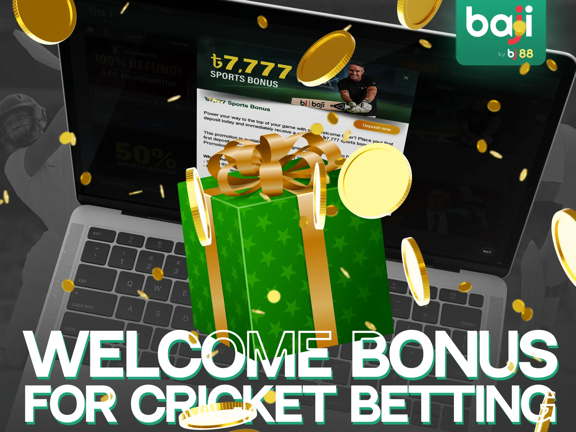 Baji Live has a welcome bonus for new clients who wants to bet on cricket.