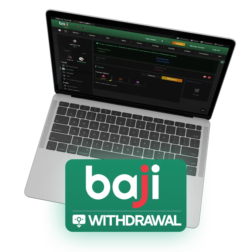 How to easily withdraw your winnings at Baji Live.