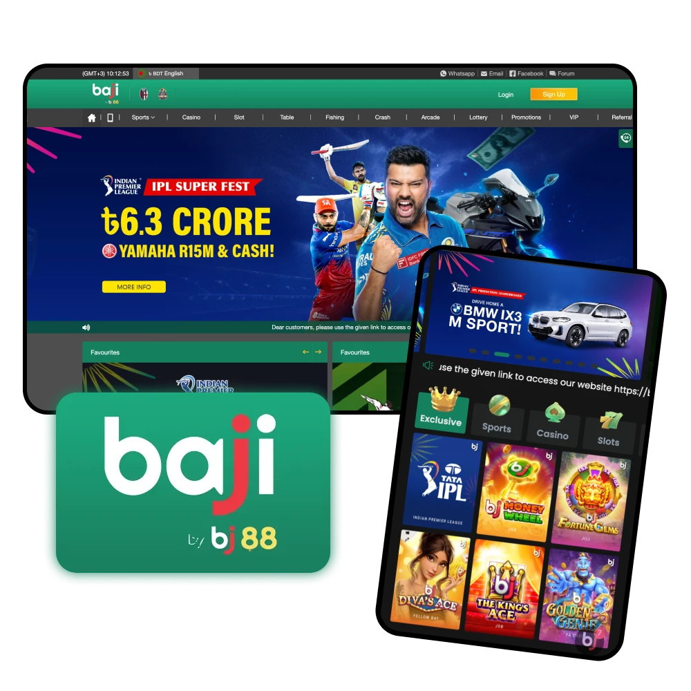 Visit the official website of the online casino Baji Live, play casino games and place bets on sports.