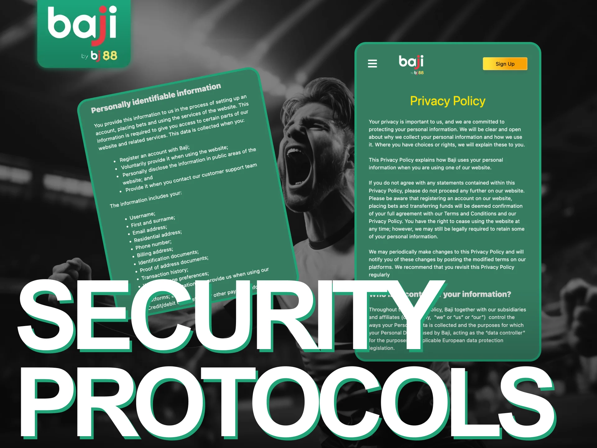 Baji Live online casino ensures confidentiality of players' data.