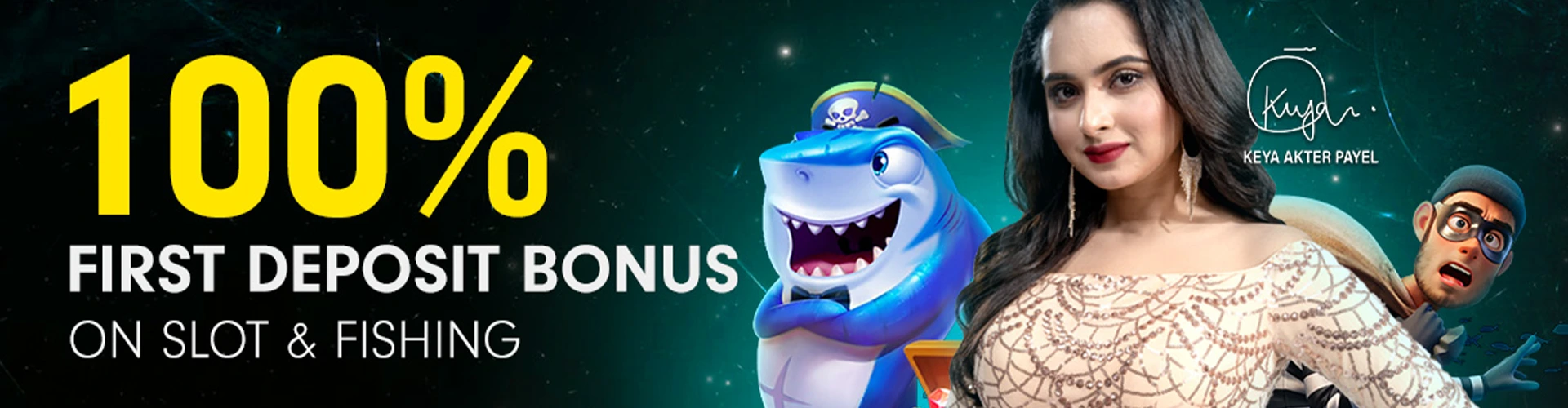 Baji Live is offering a special Slot and Fishing Games Bonus.