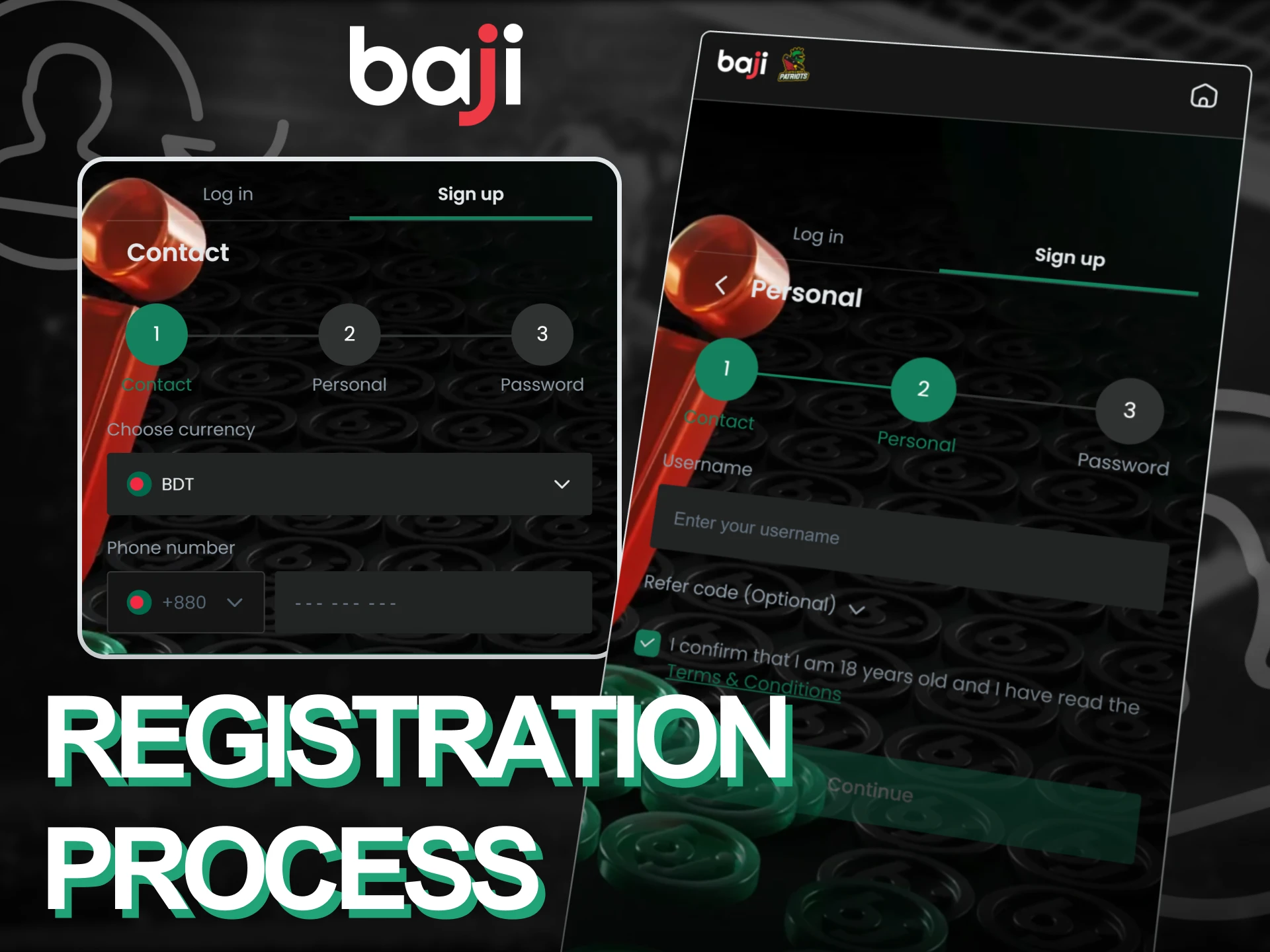 Follow the step-by-step registration process via the Baji Live app to create your account and start betting.
