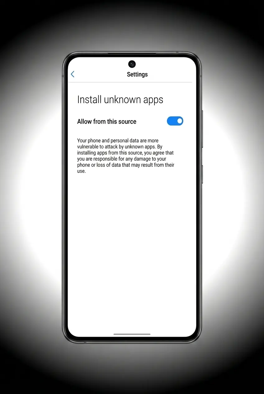 Baji Live APK download steps for Android showing install from unknown sources setting and app setup guide