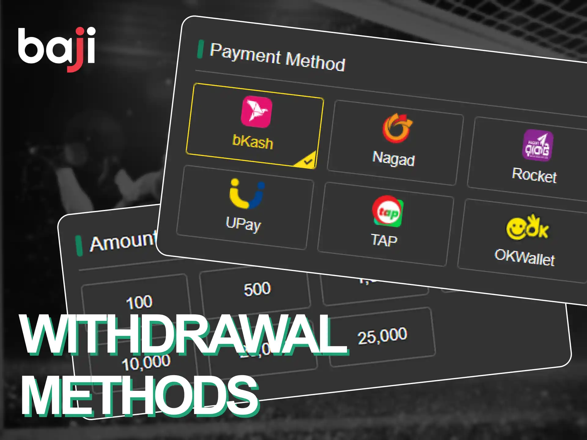 Explore the available Baji Live withdrawal methods to cash out your winnings easily and safely.